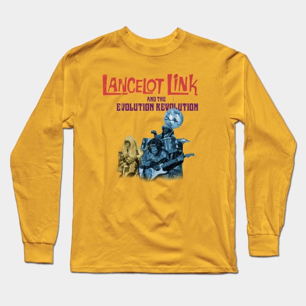 Lancelot Link and the Evolution Revolution Long Sleeve T-Shirt by offsetvinylfilm